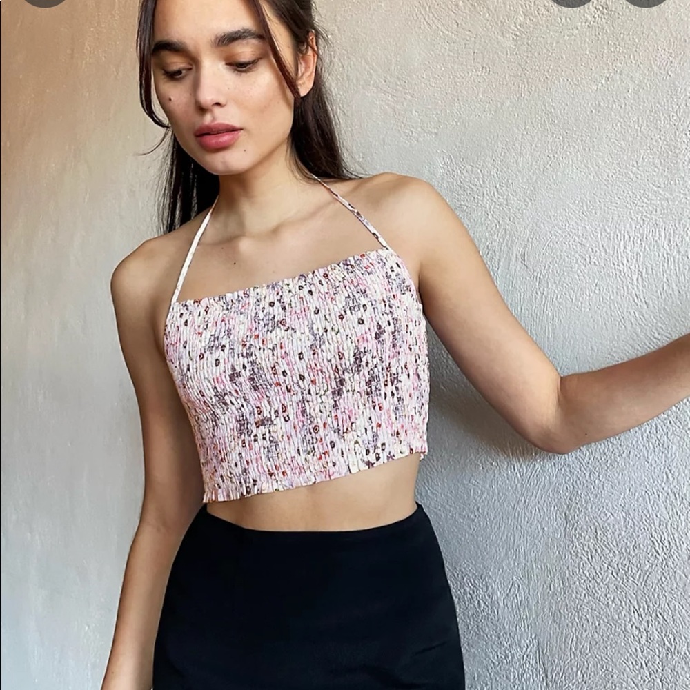 Aritzia Sunday Best Brea Halter Top